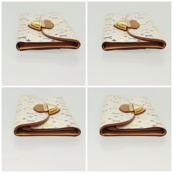 LOUIS VUITTON Multicolor Portefeuille Eugenie Wallet White M60053 LV Auth 142374 - Picture 16 of 16